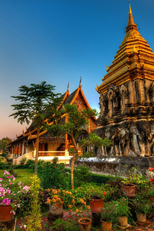 Храмовый комплекс на курорте Чианг Май, Таиланд
