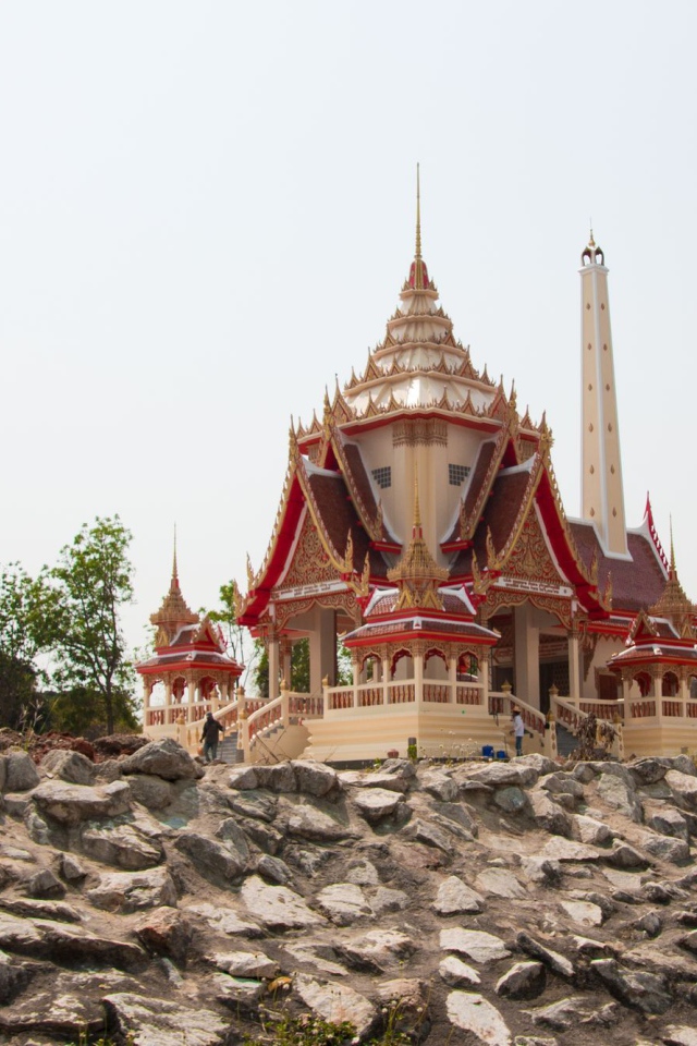 Храм на побережье на курорте Хуа Хин, Таиланд