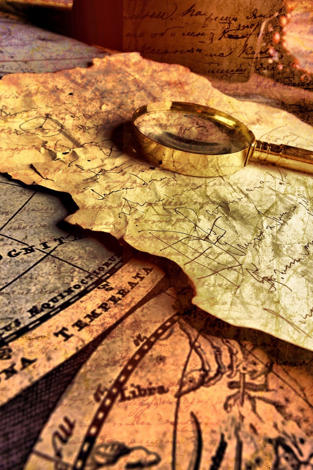 Древняя карта Мира