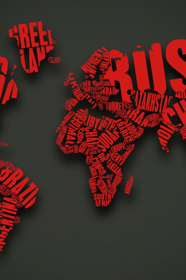 Красная карта Мира