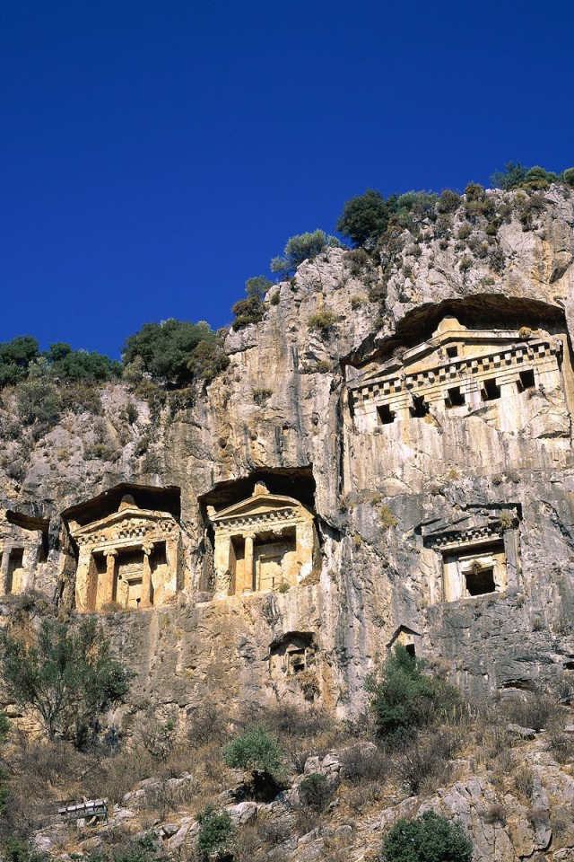 Древние здания в Мармарис, Турция