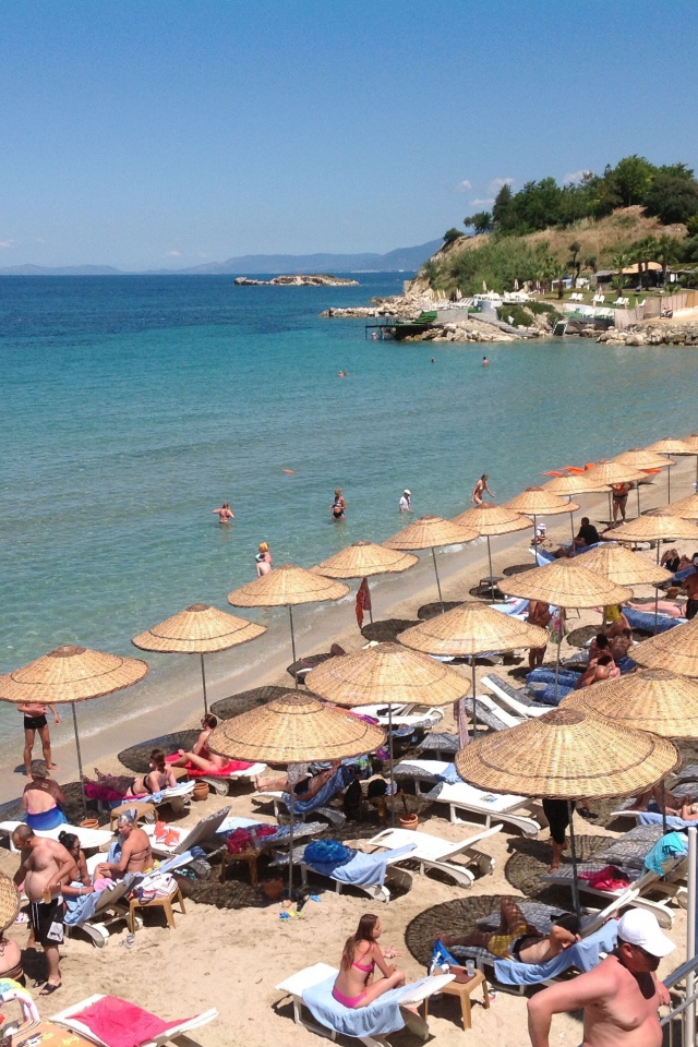 Пляж в Кушадасы, Турция