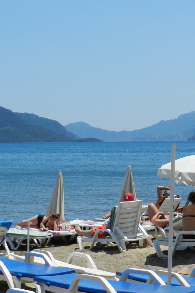 Пляж в Мармарис, Турция