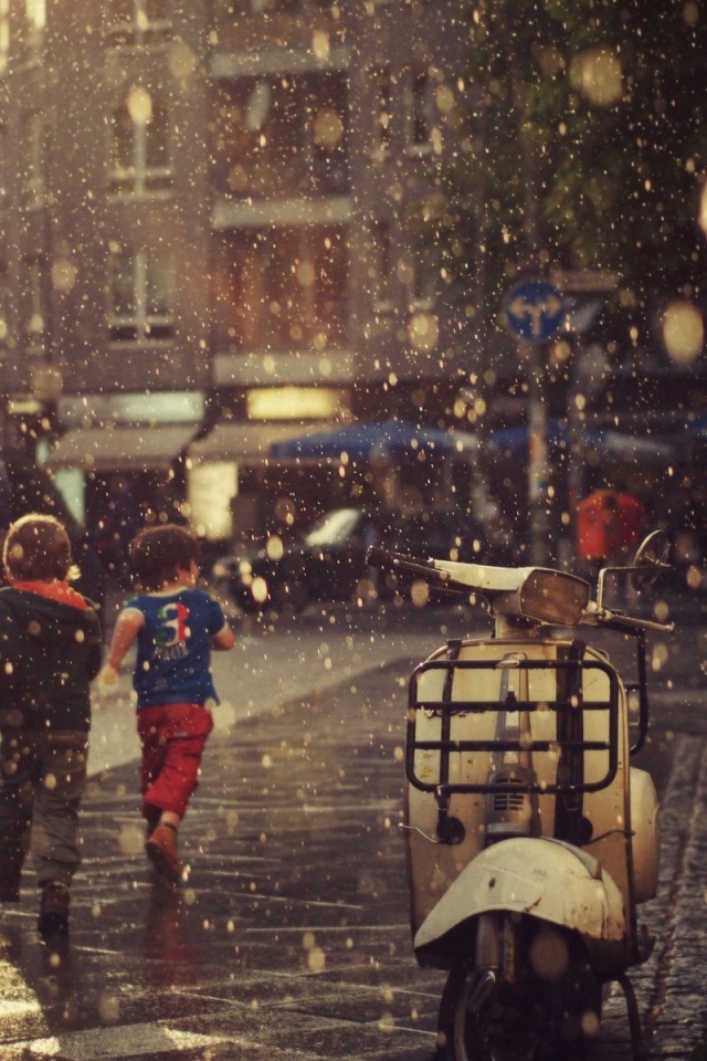 Дети на улице в Стамбуле