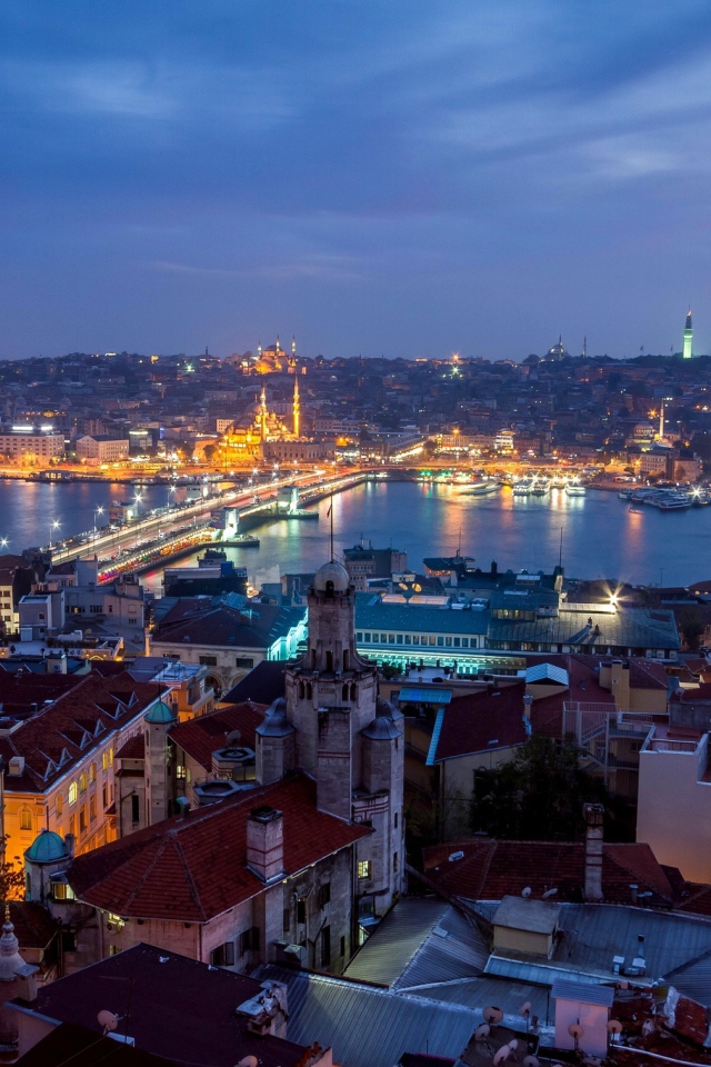 Вечерние огни Стамбула