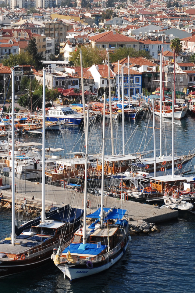 Гавань в Мармарис, Турция