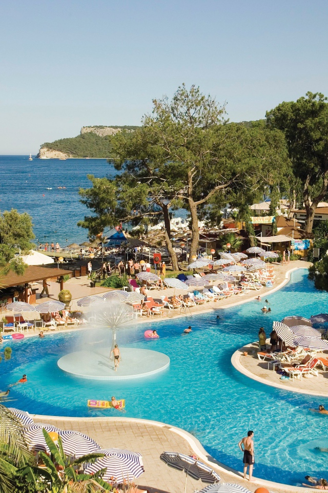 Курорт Кемер зимой, Турция