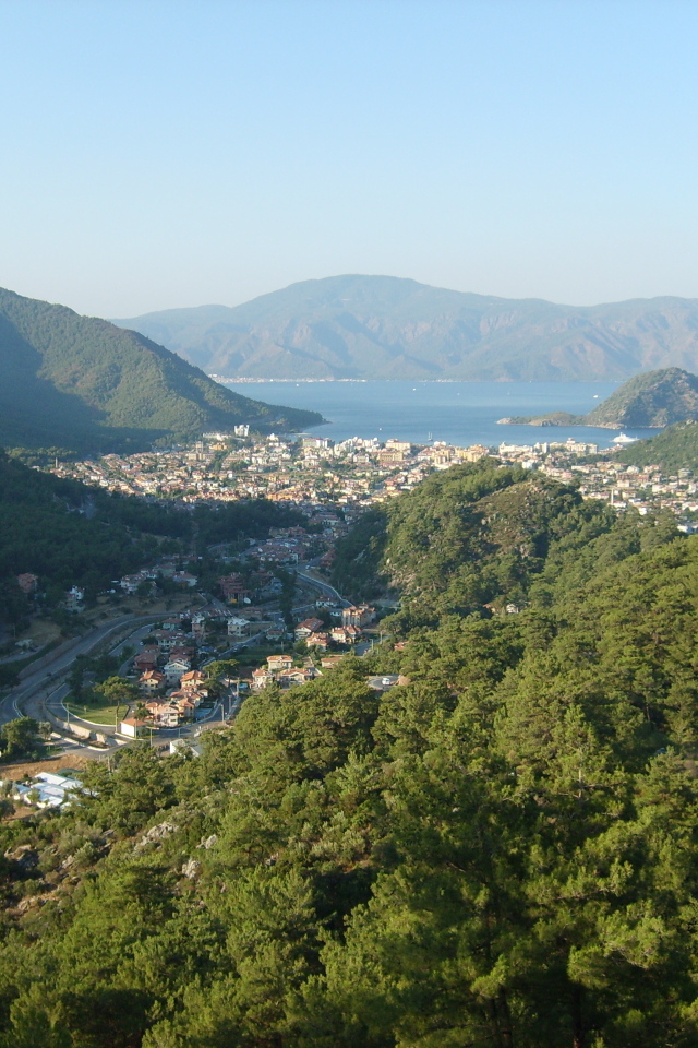 Панорамный вид на Мармарис, Турция