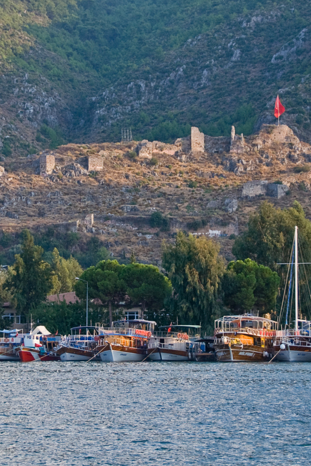 Гавань города Фетхие, Турция