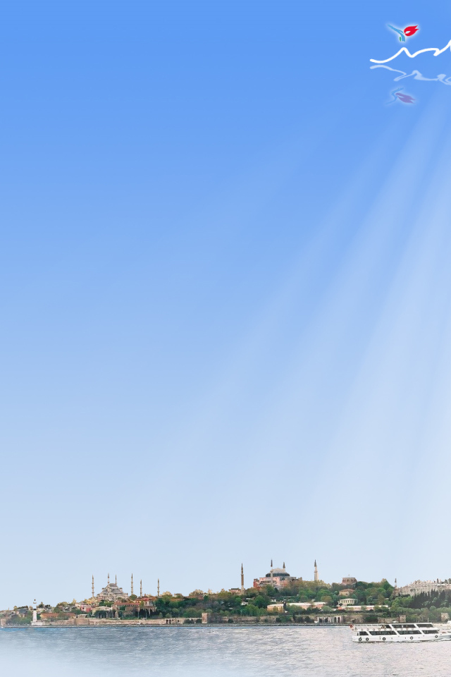 Лучи солнца над Стамбулом