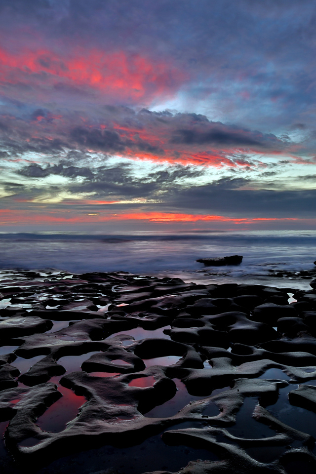 После заката в Сан-Диего, Калифорния, США