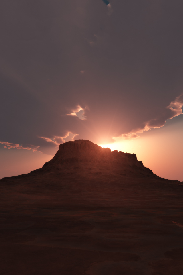 Пустыня возле города Меса, США