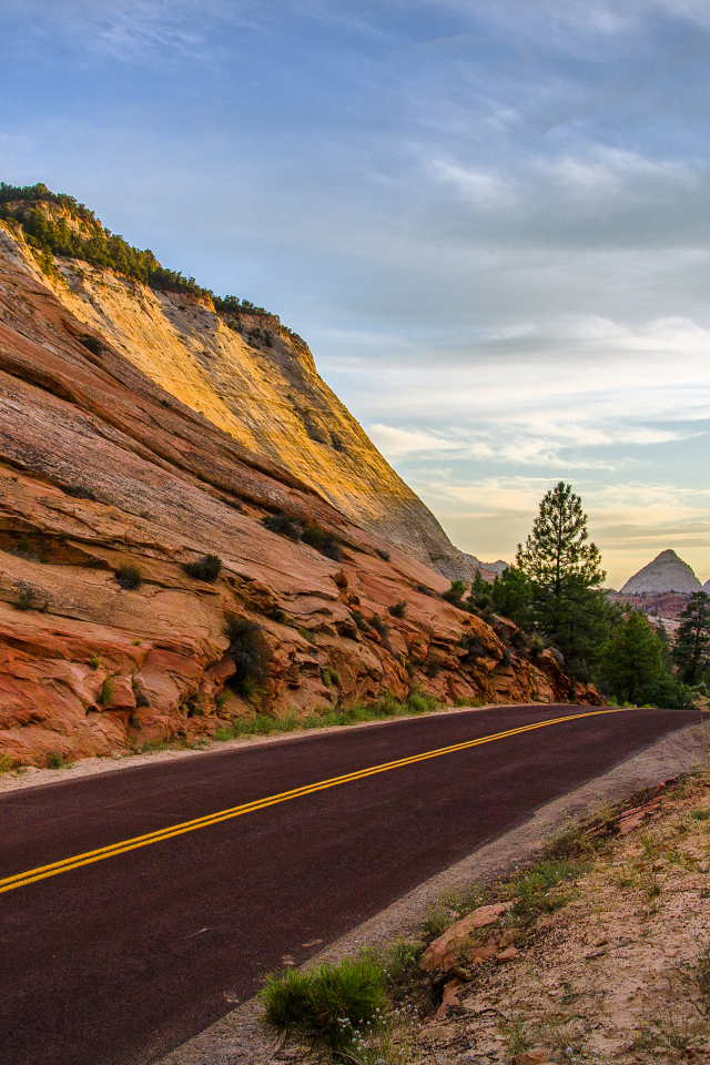 Покидая Национальный парк Зайон, США