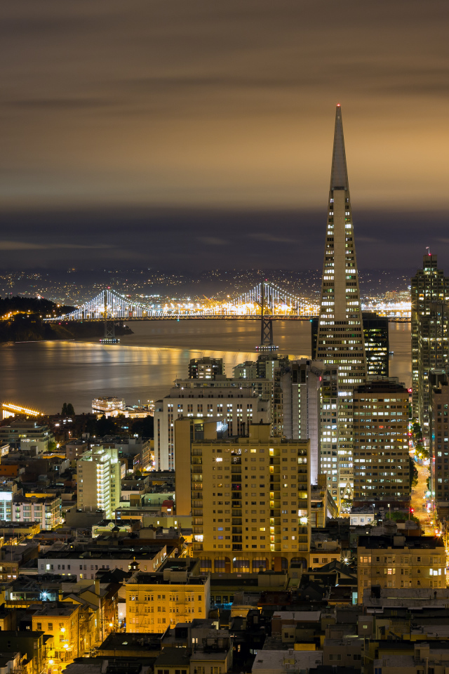 Ночной Сан-Франциско, США