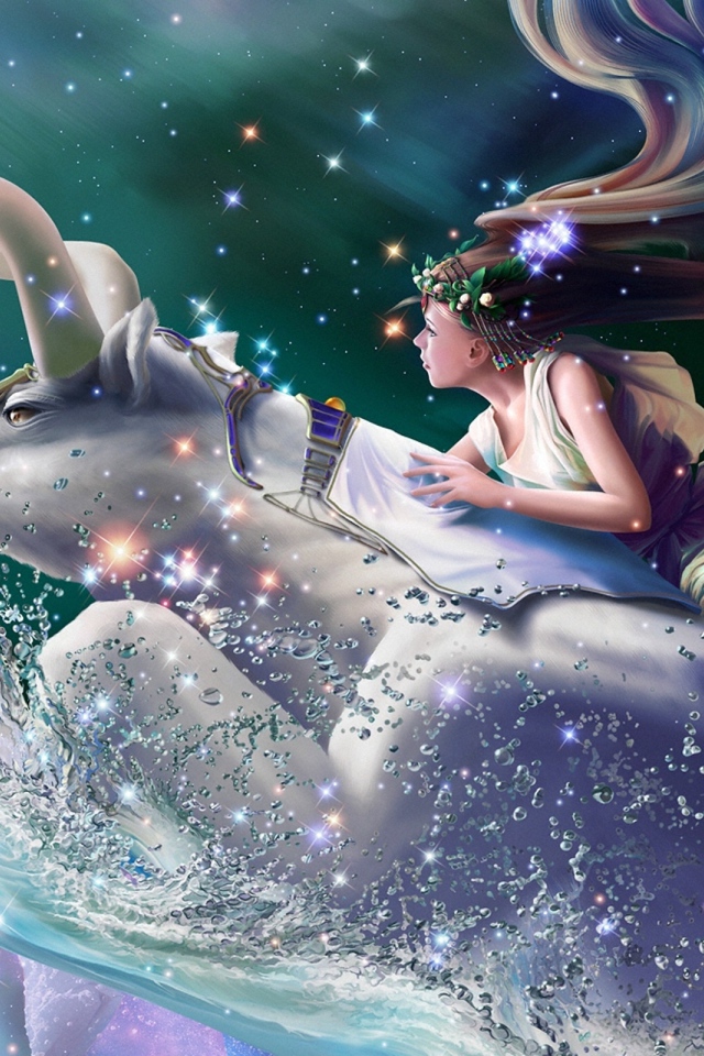 Девушка верхом на Тельце