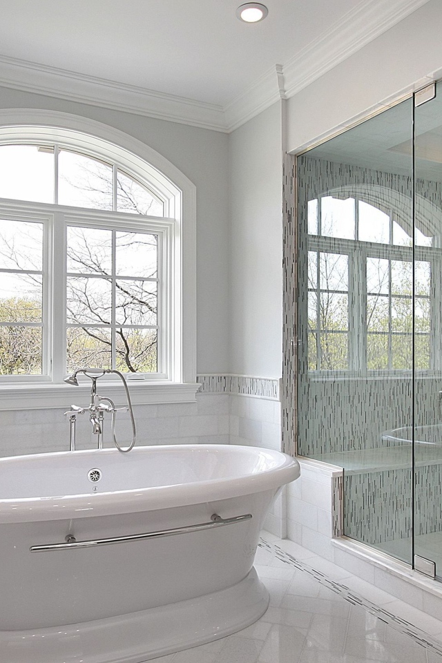 Ванная и просторный душ