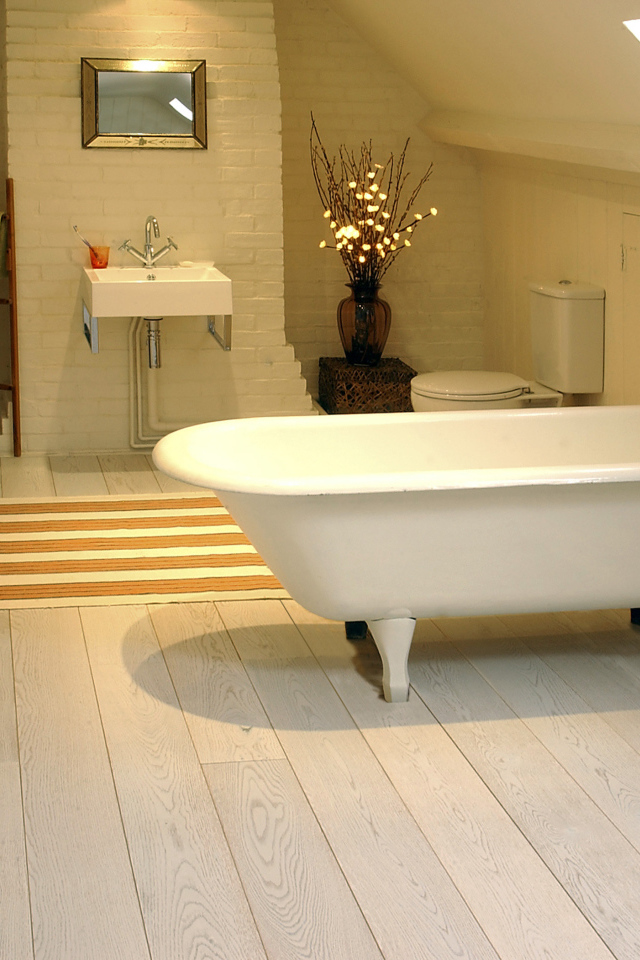 Ванная под крышей