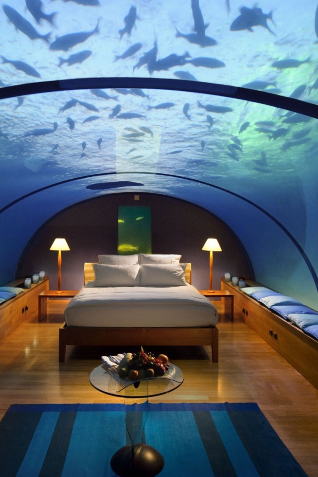 Спальня под водой
