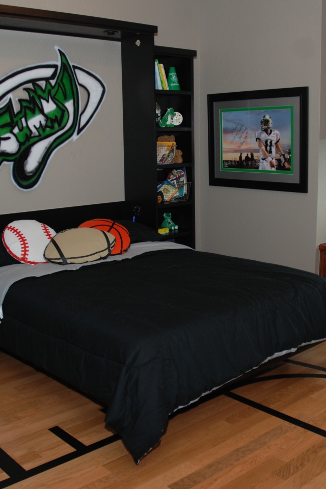 Черный стиль в детской комнате