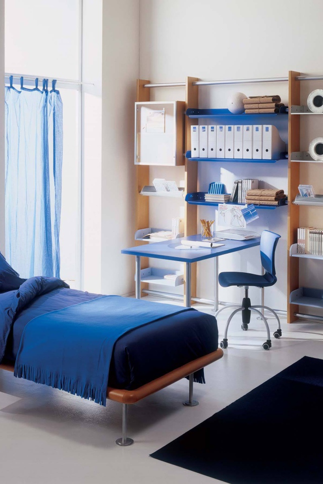 Синие тона в детской