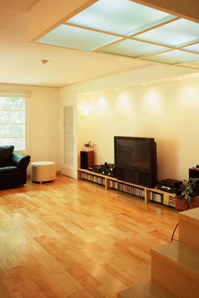 Кремовые тона в гостиной