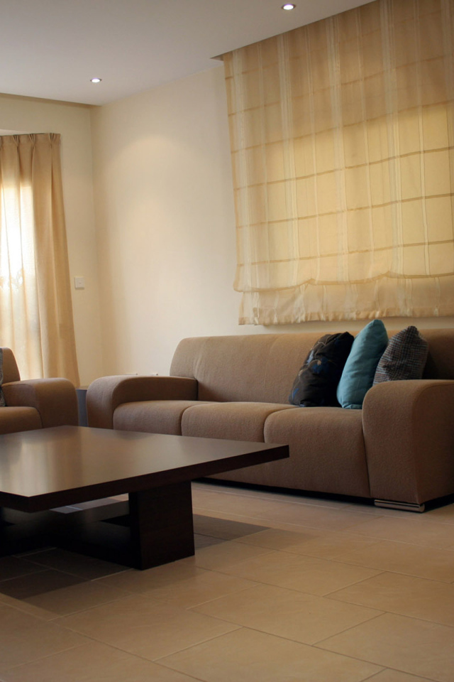 Приглушенный свет в гостиной