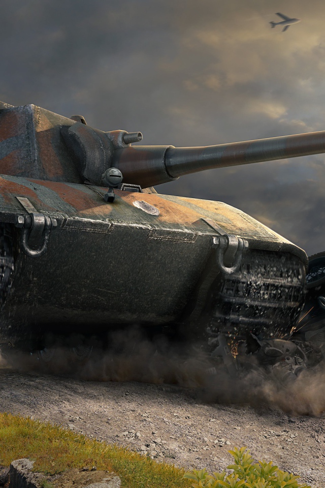 Танк E 100 из игры World of tanks