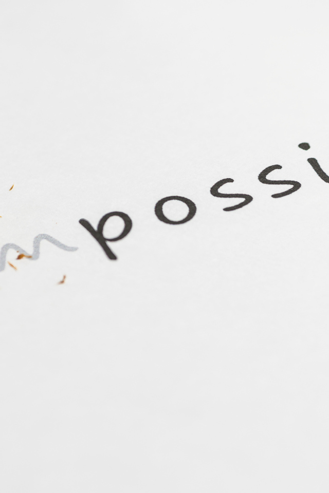 Сотри мысли что это невозможно