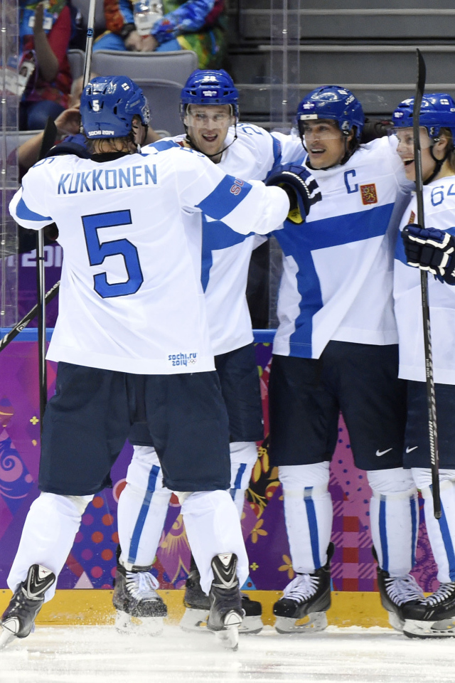 Финские хоккеисты обладатели бронзовой медали