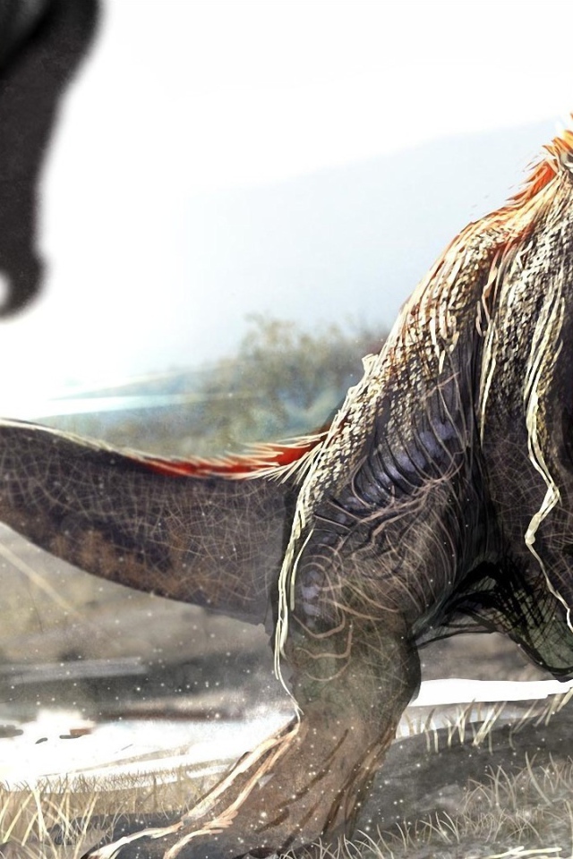 Разъяренный динозавр