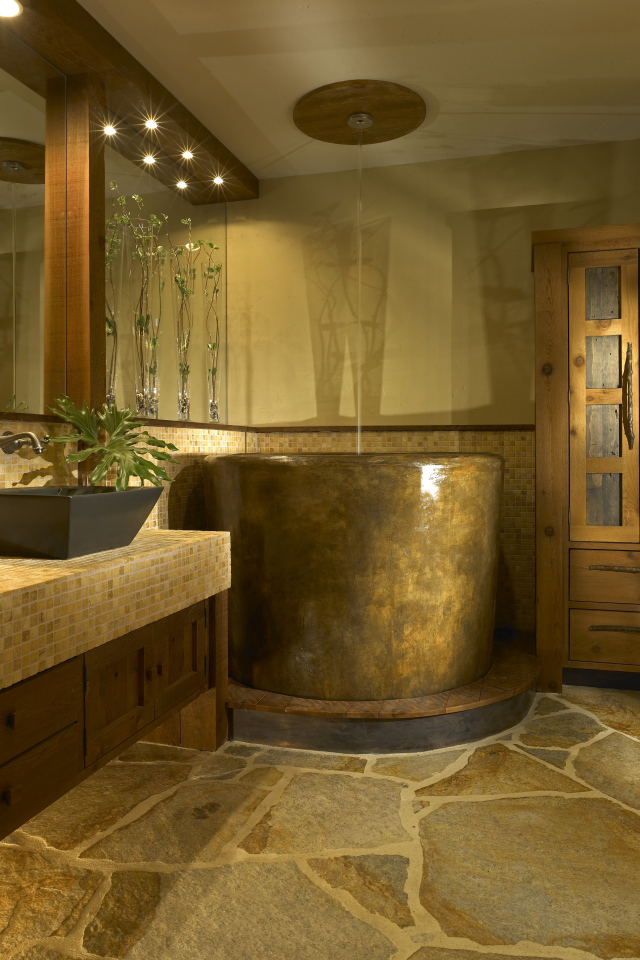 Золотая ванная комната