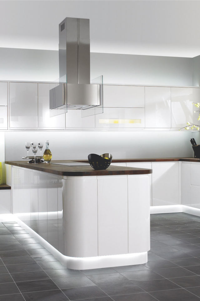  Интерьер Белая кухня