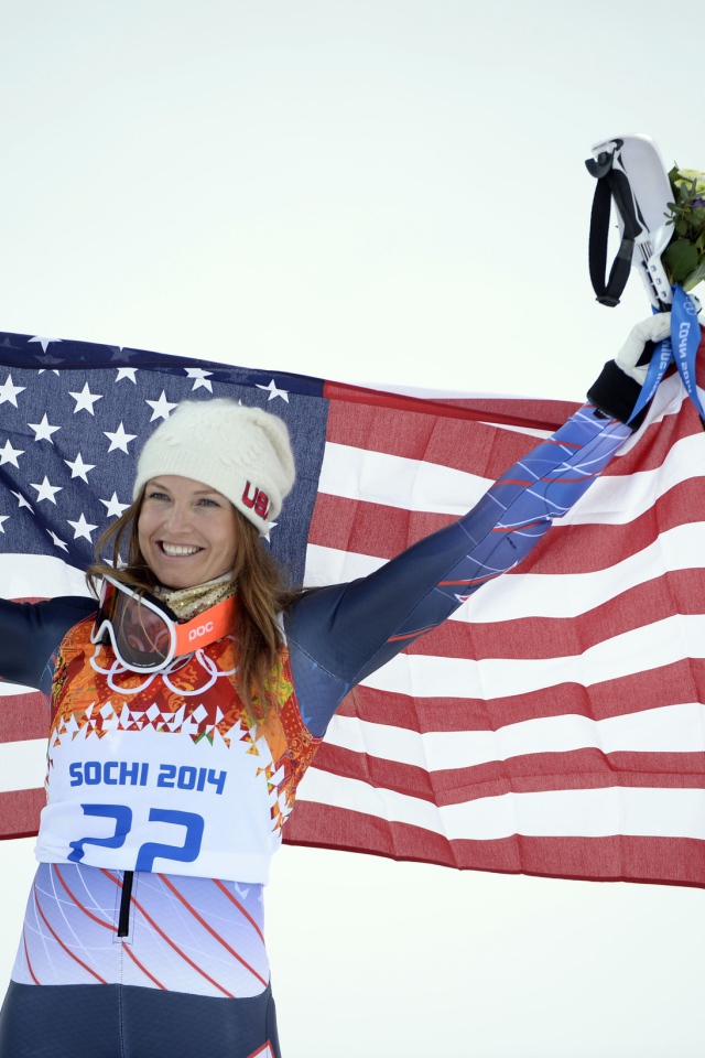Джулия Манкусо американская лыжница бронзовая медаль на олимпиаде в Сочи