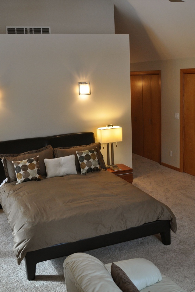 Светильники в спальне