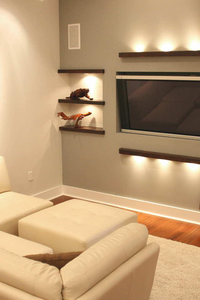 Подсветка в гостиной