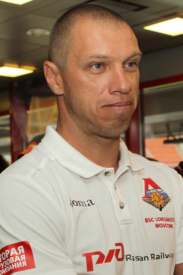 Игрок Локомотива Александр Филимонов