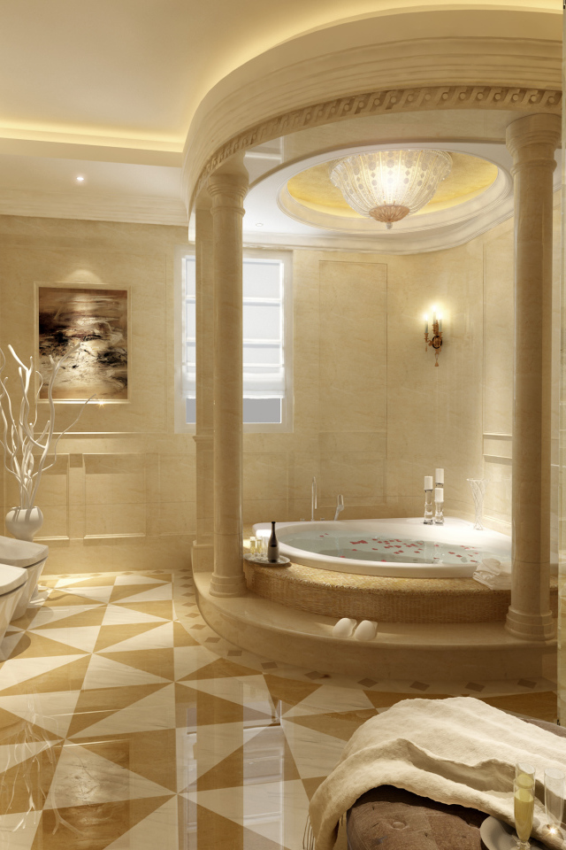 Роскошная ванная комната