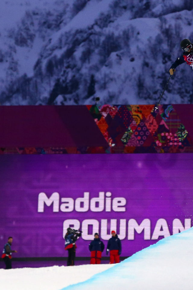 Мэдди Боумэн из США золотая медаль на олимпиаде в Сочи 2014 год