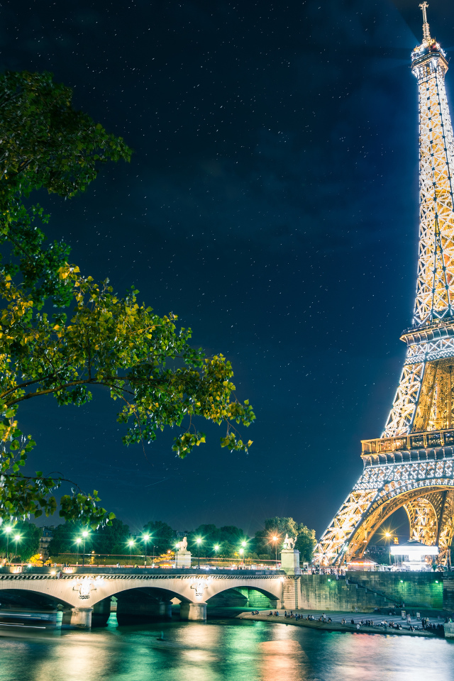 Magical Paris and Eiffel tower
