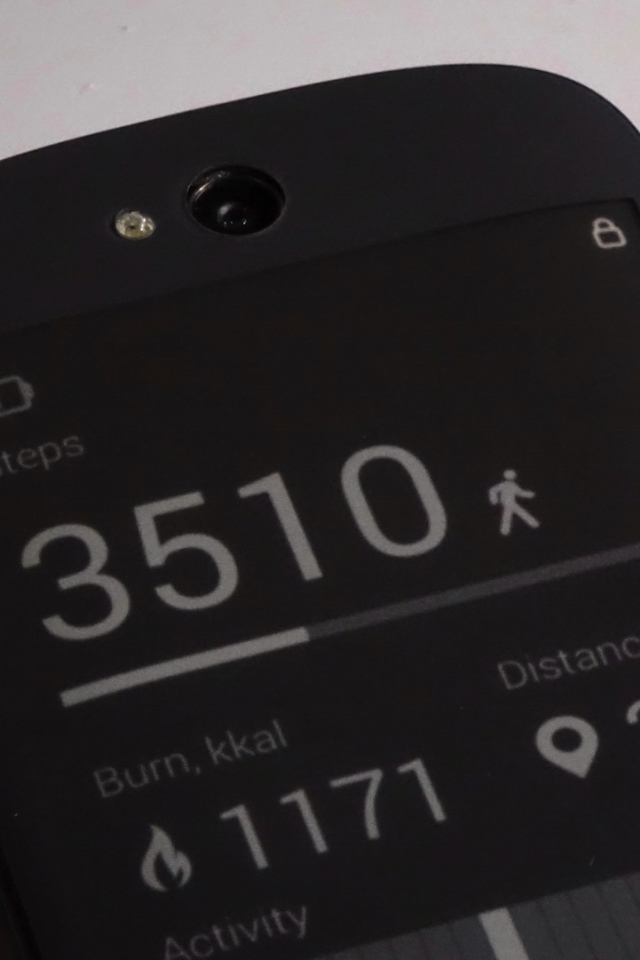 Измерение пройденного пути в YotaPhone 2