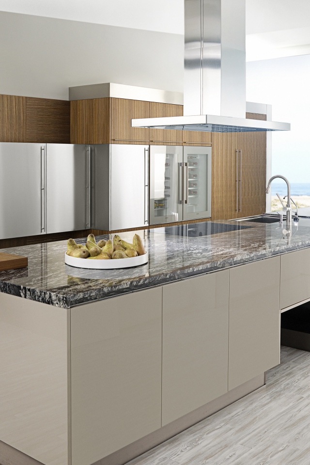 Много пространства в кухне