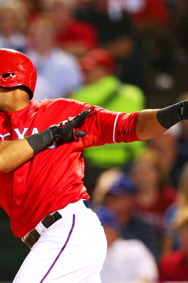 Нельсон Круз с бейсбольной битой