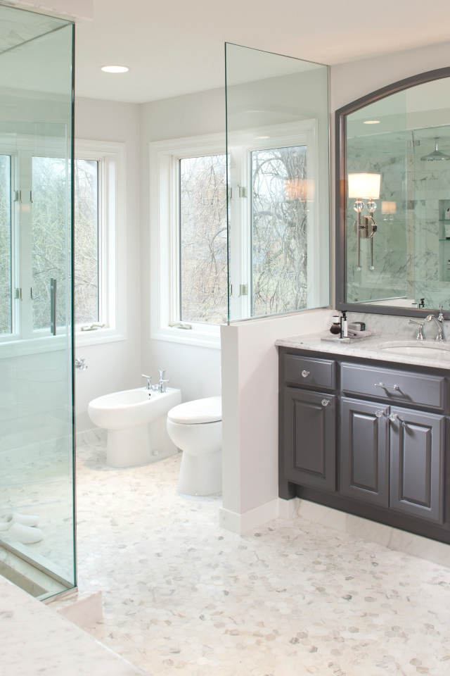 Приятный стиль оформления ванной