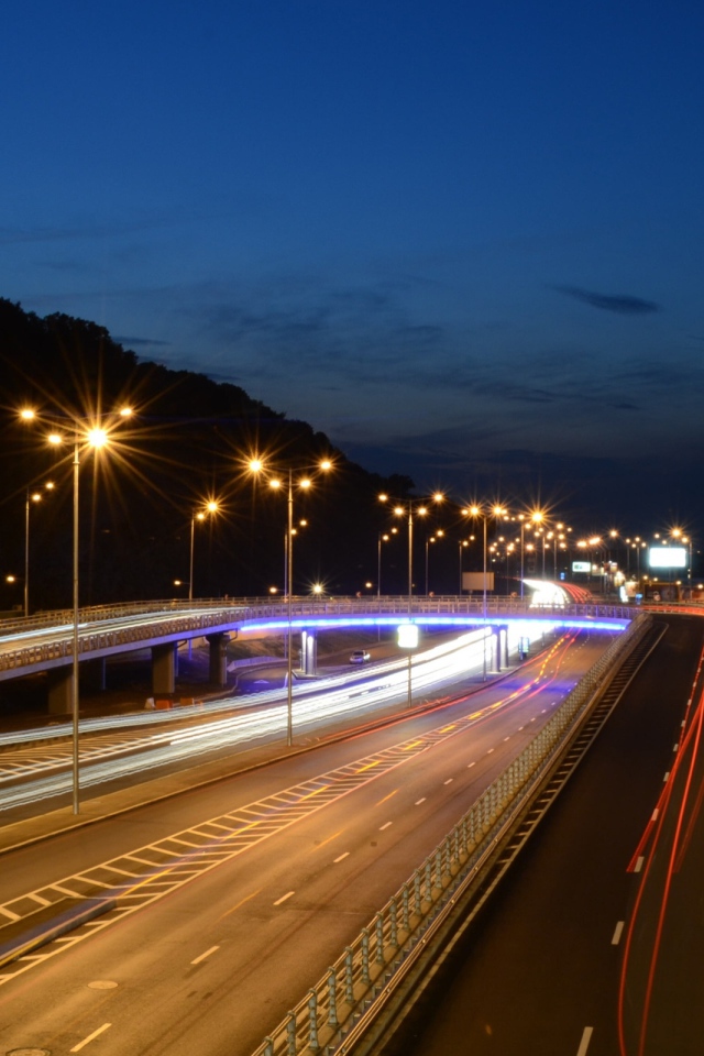 Ночные огни Киева