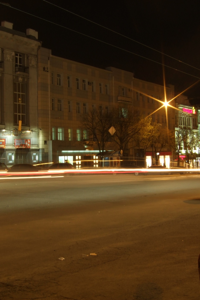 Ночное движение в Харькове