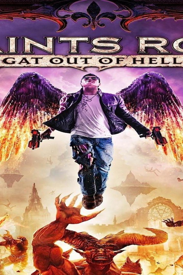 Постер новой игры Saints Row Gat Out of Hell