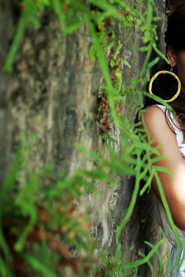 Рианна на природе