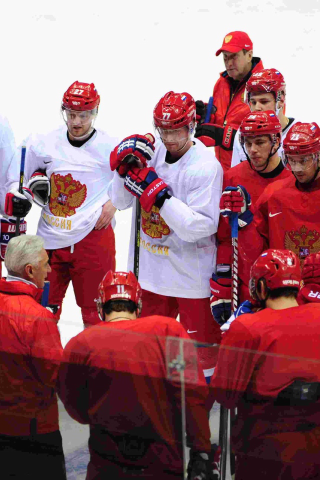 Сборная России по хоккею на олимпиаде в Сочи