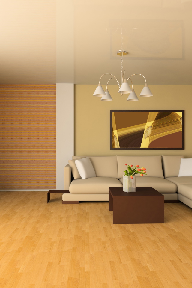 Просторная комната гостиная