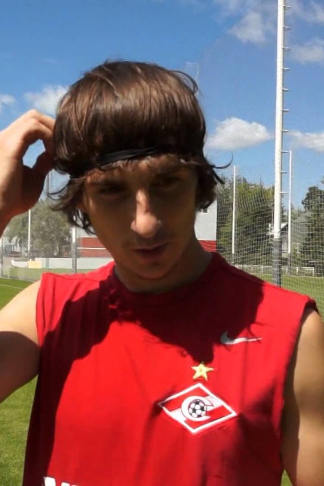 Нападающий Спартака Павел Яковлев